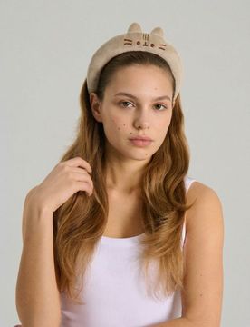 Fascia per capelli Pusheen the Cat - beige
