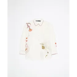 Camisa de mujer 100% algodón con estampados