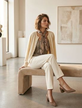 Sinsay - Top classico - beige