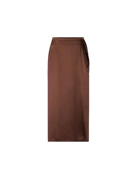 Midi-jupe marron clair 36 - Marc cain - FashionsVida