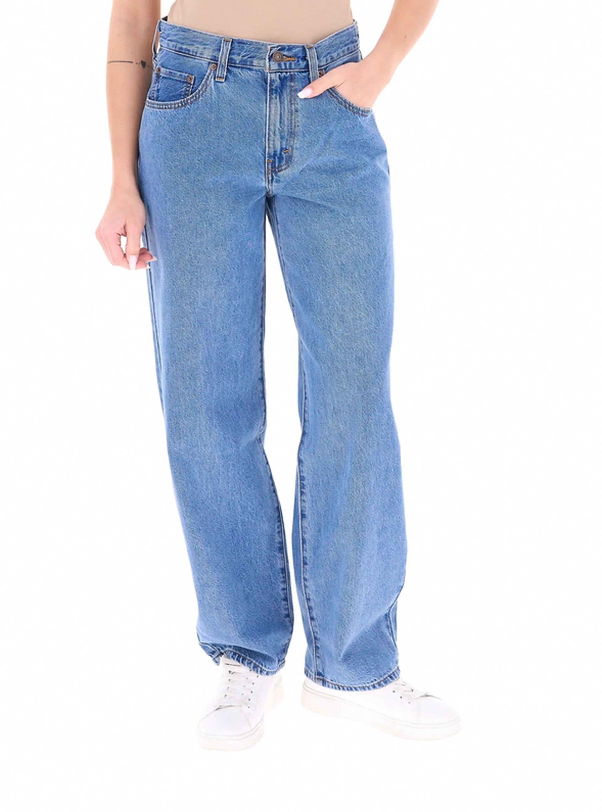 Levis Jeans Baggy Dad LEVI'S BLU 24 - Levis - FashionsVida