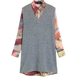 Desigual - Vestido camisa 2 en 1