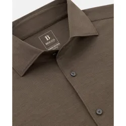Camisa estilo polo de punto japonés regular fit