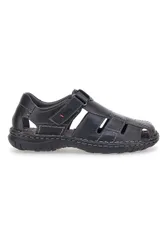 Sandali Fisherman Neri Con Strappo 2401 43