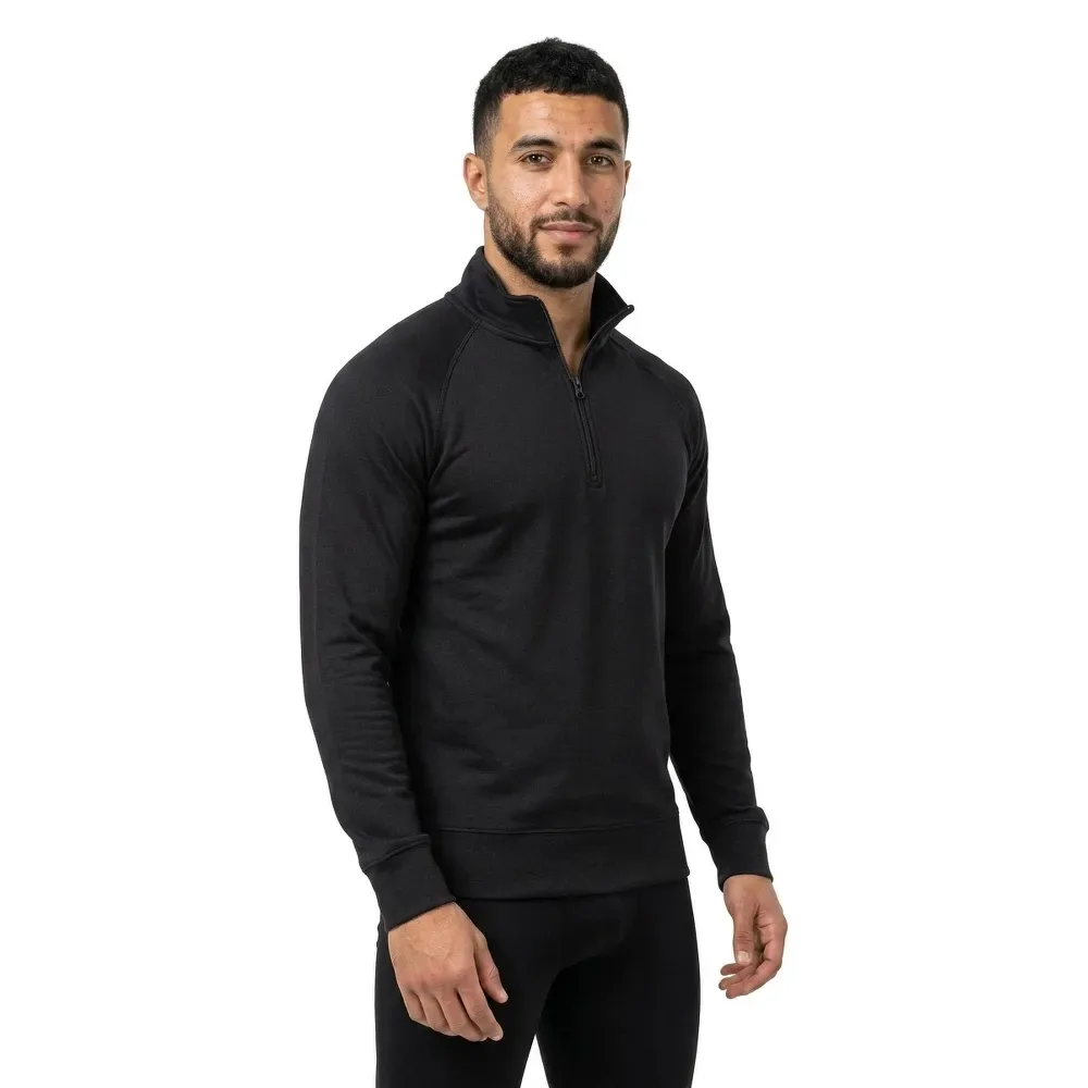 Sweat à Demi-zip Crossover 50611 Black S - MASCOT - FashionsVida