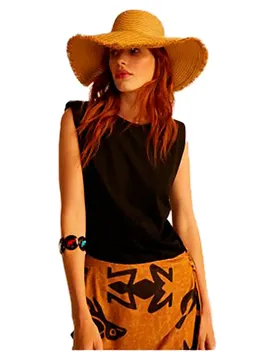 Maglietta Senza Maniche Umay Black M