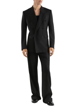 DOUBLE-BREASTED "SICILY" WOOL JACKET