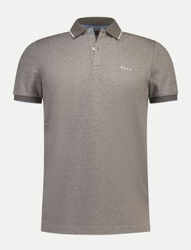 Poloshirt aus Baumwoll-Piqué Grau XL