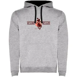 Sweat à Capuche Get A Life Two-colour