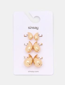 Set di orecchini dorati - oro