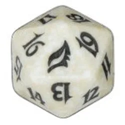 Magic Lorwyn Spindown Dice White