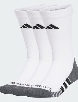 Calze da ginnastica CLIMACOOL imbottite a crew, 3 paia 40-42 White / Black