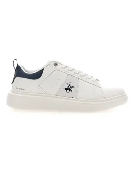 Sneakers Bianco e Blu polo club BHM614400 43 - Beverly Hills - FashionsVida