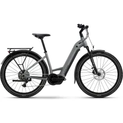 E-explorer 55 low bicicleta paseo Gris