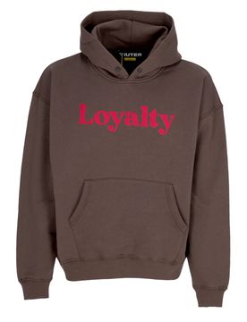 Felpa Cappuccio Uomo Loyalty Hoodie Brown