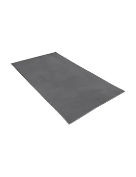 Velour-Strandtuch Beach Club 100x180cm grau B - Vossen - FashionsVida