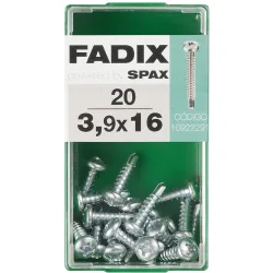 Tornillo Roscachapa Cabeza Redonda Ø3,9 x 16 mm - Caja 20 Uds