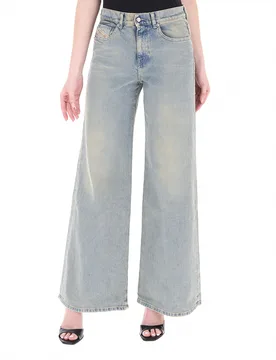 Jeans wide leg AZZURRO POLVERE 28 - Diesel - FashionsVida