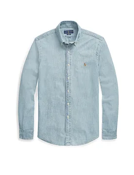 Camisa Slim Fit azul claro XXL - Ralph Lauren - FashionsVida