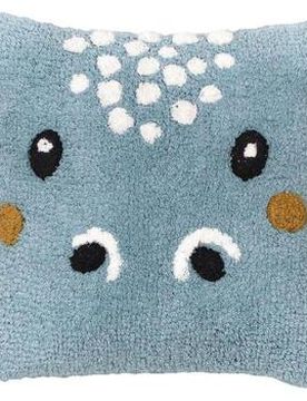 Kissen Coussin Hippopotame Bleu Einheitsgrösse
