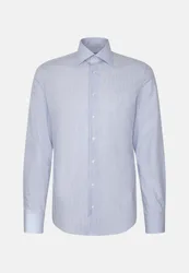 X-Slim Business Hemd Gestreift Blau 42