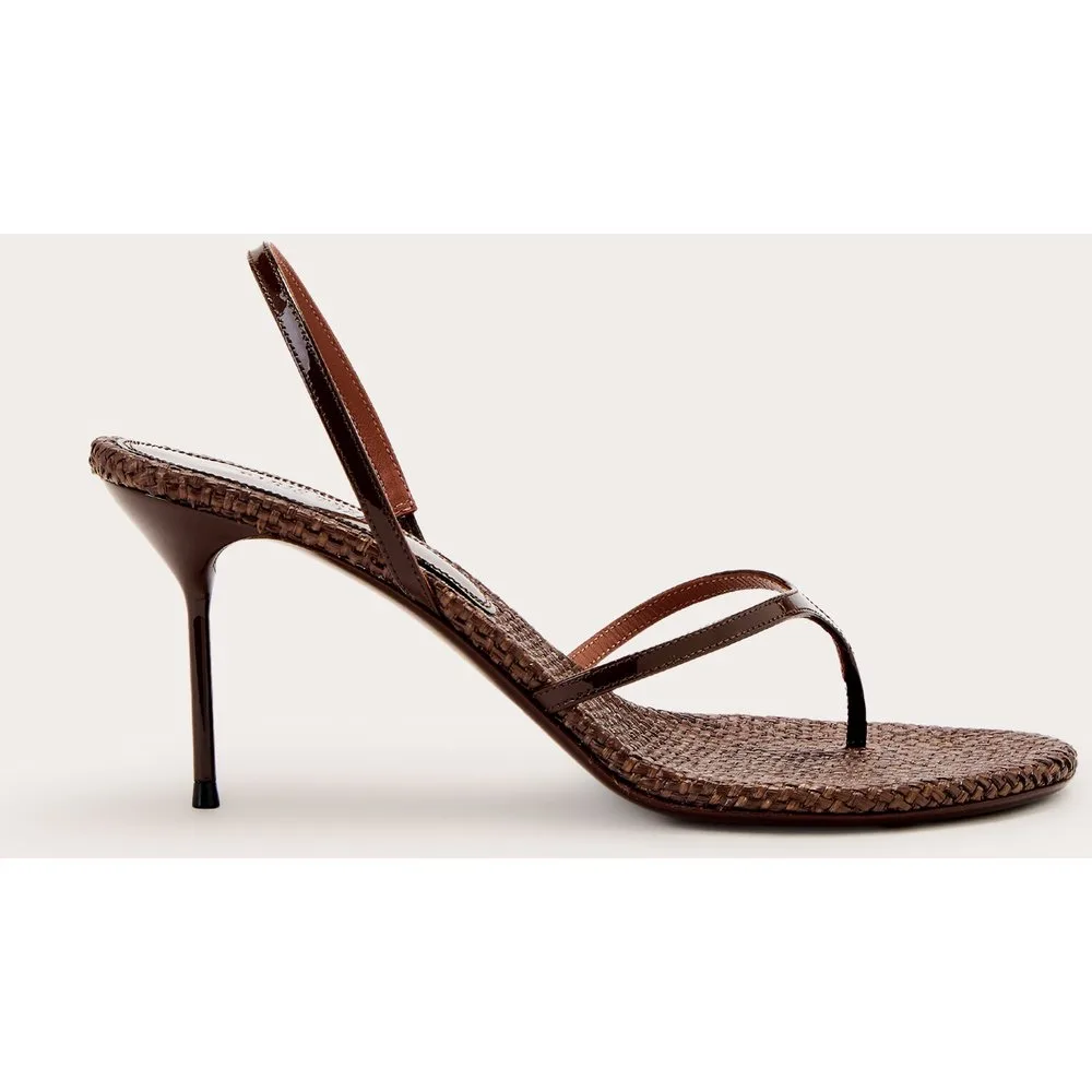 Sandalias de tacón Lidia de charol - Paris Texas - FashionsVida