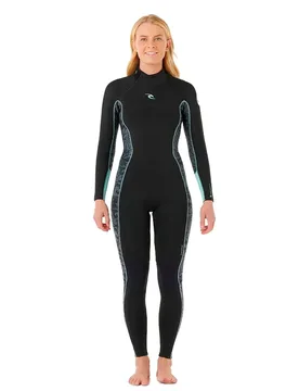 Combinaison En Néoprène à Manches Longues Et Fermeture éclair Dans Le Dos Dawn Patrol 4/3 Mm Mint 6 - Rip curl - FashionsVida