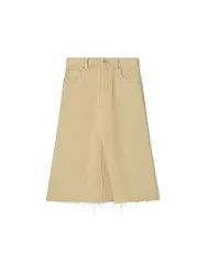 Tory Burch Falda vaquera beige 34