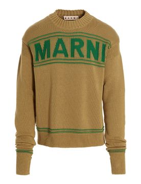 Marni Pullover in cotone con logo