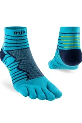 Mid Weight Women Ultra Run Mini Crew Toe Socks - - Size: L