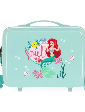 Neceser ABS Ariel Princess Celebration rígido adaptable a trolley - Disney - FashionsVida