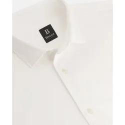 Camisa estilo polo de punto jersey de algodón corte regular
