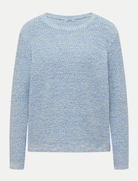 Cecil Grobstrickpullover Blau L