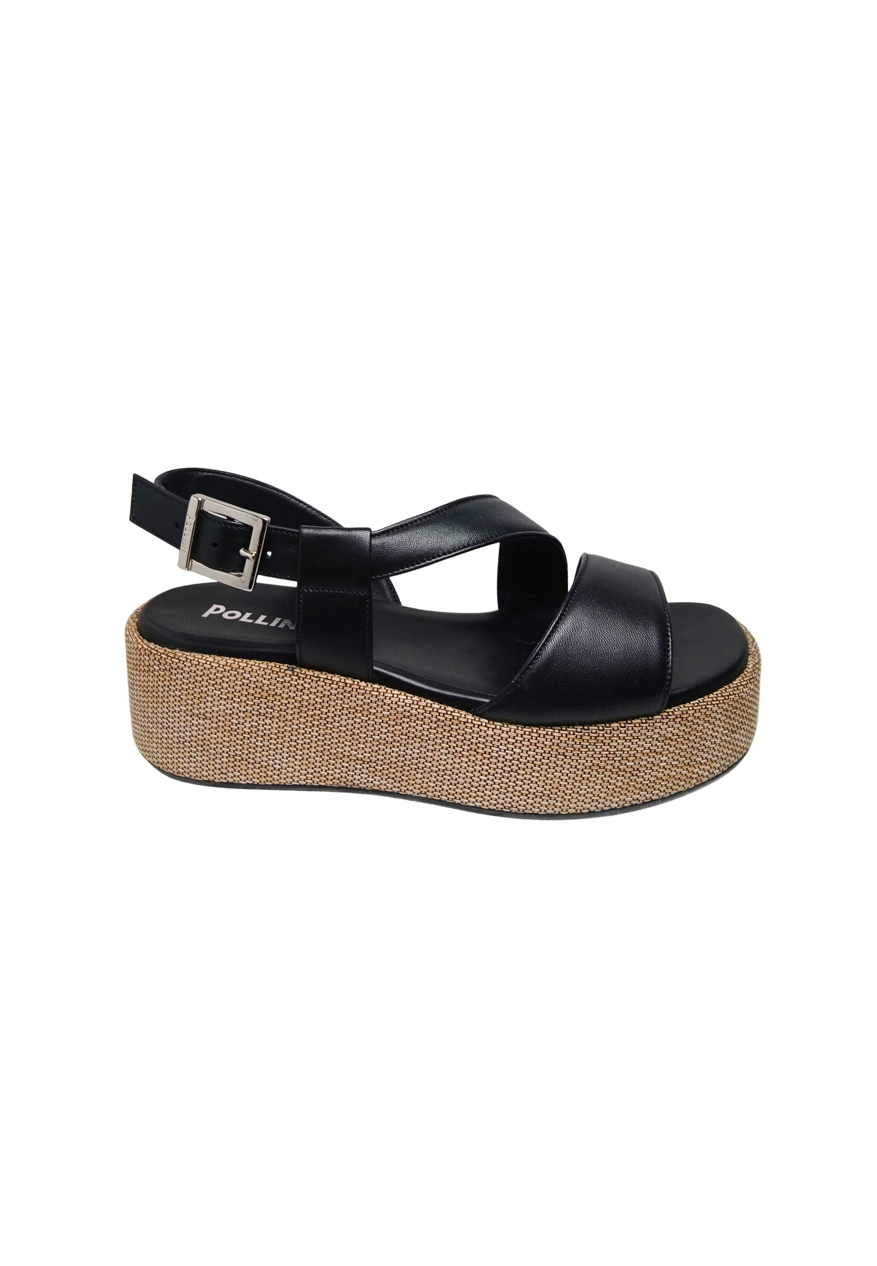 SA16076G9ENAP000 Donna Nappa Nero - Pollini - FashionsVida