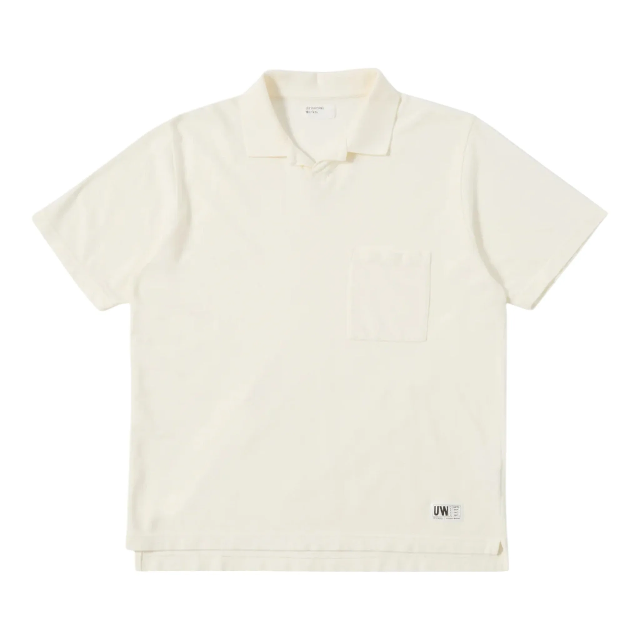 Polo vacation polo - ecru - Universal Works - FashionsVida