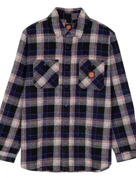 Chemise à Manches Longues Apex Navy Check M