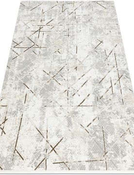 Teppiche Moderner Teppich Duke 51393 Creme / Gold 80x150 Cm 80x150 Cm