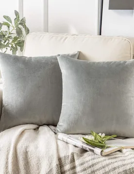 Pieza unicolor Funda de cojín sin moderno químico fibra Funda de cojín para casa - Shein - FashionsVida