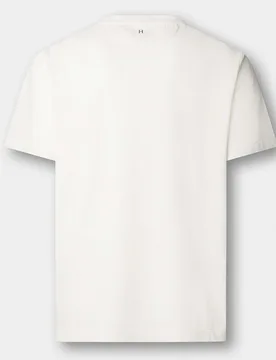 Camiseta de hombre gráfica mezcla de lino fit clásico - Hackett - FashionsVida