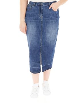 Gonna jeans midi BLU 37