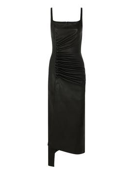 Rabanne Vestito Pelle Black