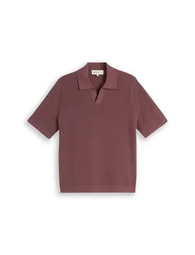 S pique knit polo male - S - FashionsVida