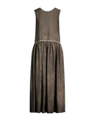 Midi-Kleid Damen Grau M Damen