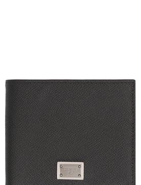 Leather Mini Flap-Over Wallet