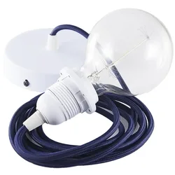 Cables Lampe Suspendue Pendel Pour Abat-jour Rm20 2 M Dark Blue / White One Size