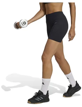 Leggings Courts Workout Essentials 4´´ Knit Black L - Adidas - FashionsVida