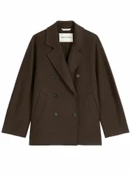Veste en laine marron 42
