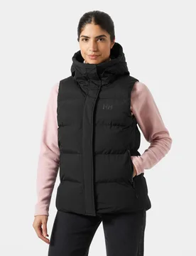 Women's Adore Puffy Vest Black XL - Black - Female - Helly Hansen - FashionsVida