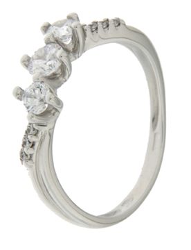Anello Donna Oro Bianco GL101114