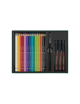 Farbstifte Set 21tlg. PITT ARTIST PEN dunkelgrün baby - Faber-Castell - FashionsVida